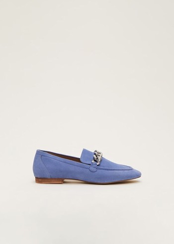 Phase Eight Chain Detail Flats Blue Australia | TX4795210